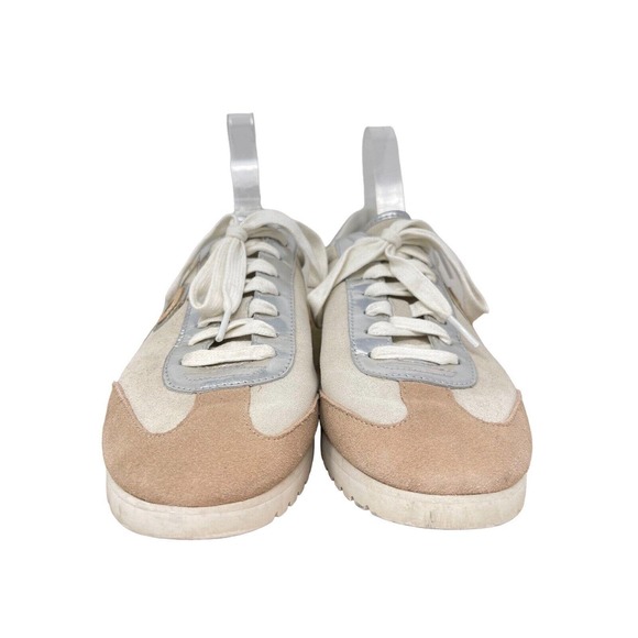Coach IAN Sneakers~Blush/Silver~Suede "C" Detail~Size 8.5B - Picture 4 of 9